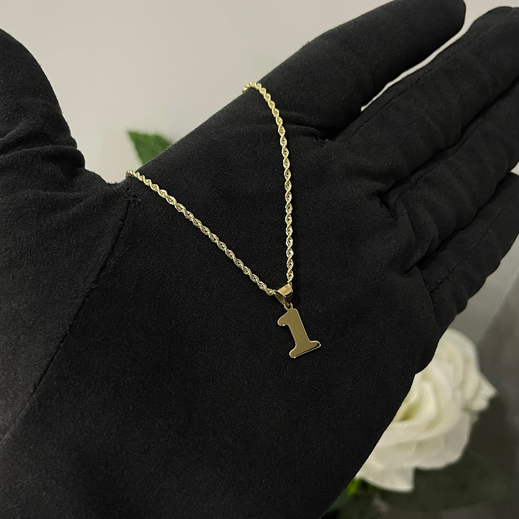 Collana fune con numero oro – SorrentinoGioielli