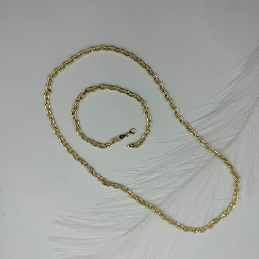 Parure catena oro