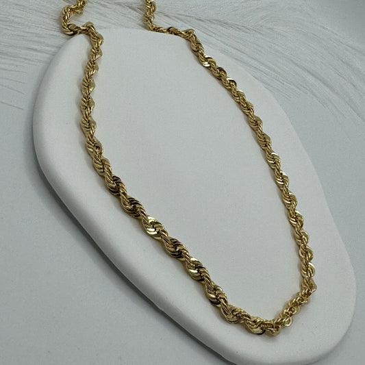 Collana fune americana oro