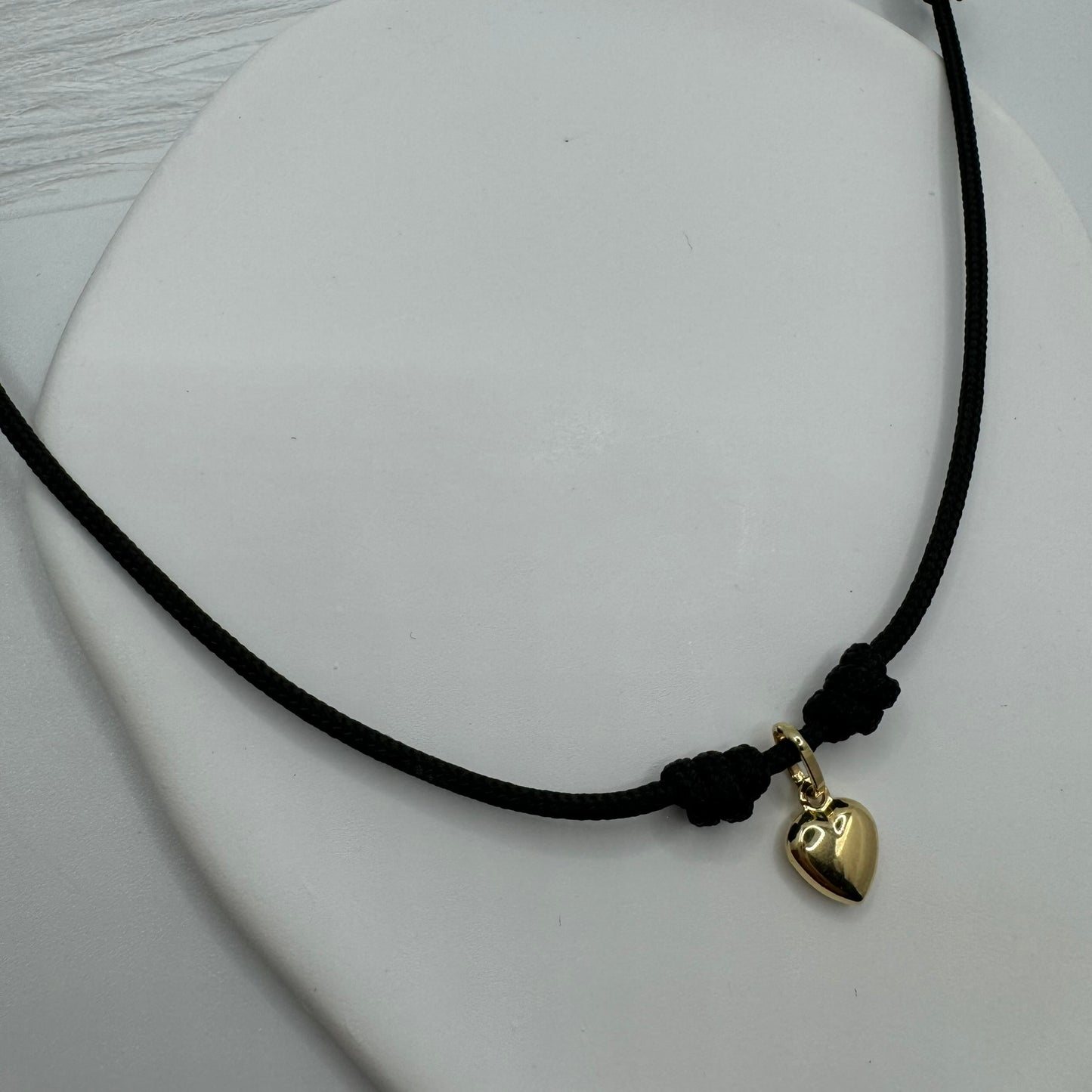 Collana choker cuore oro