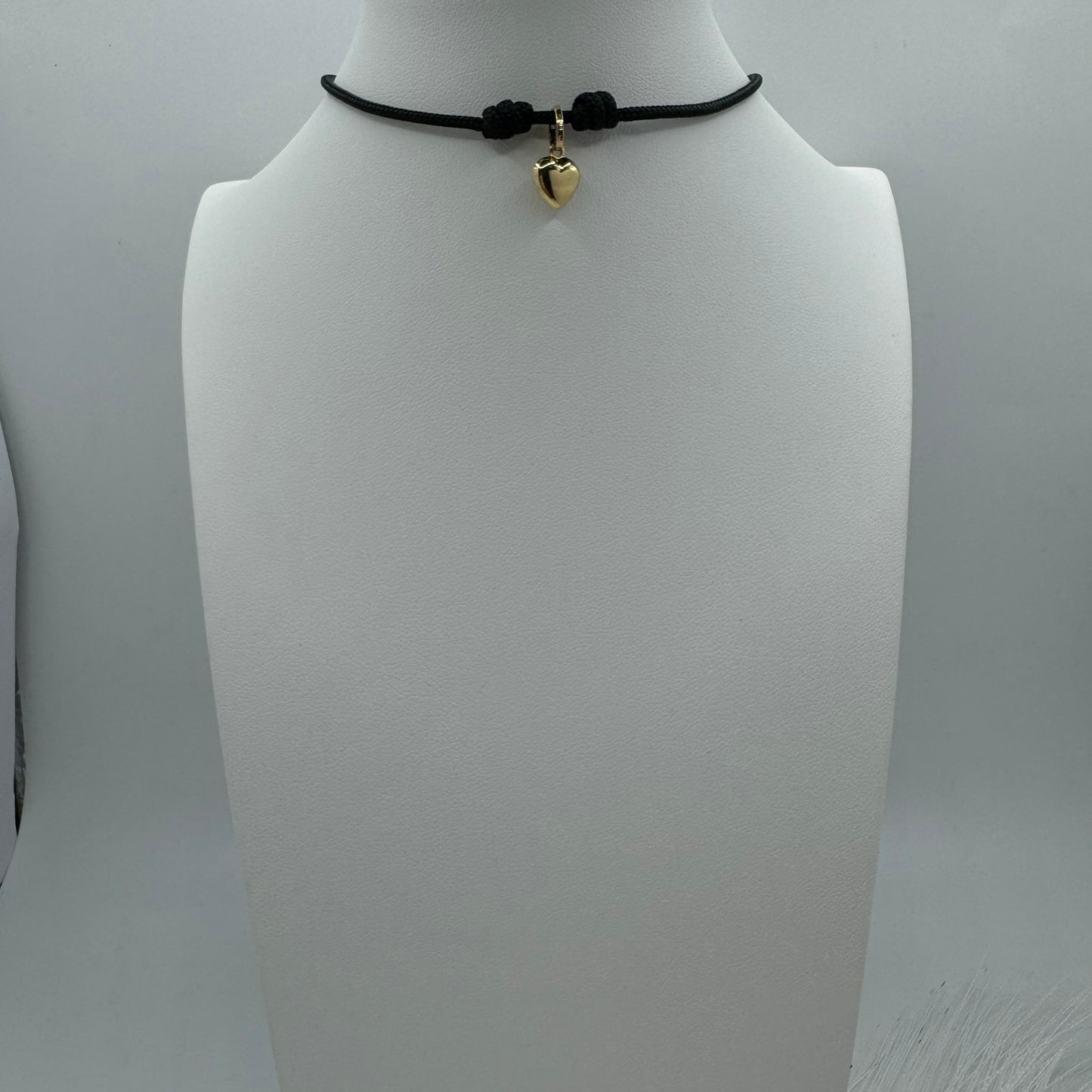 Collana choker cuore oro