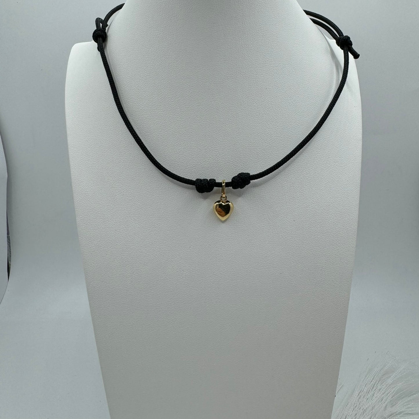 Collana choker cuore oro