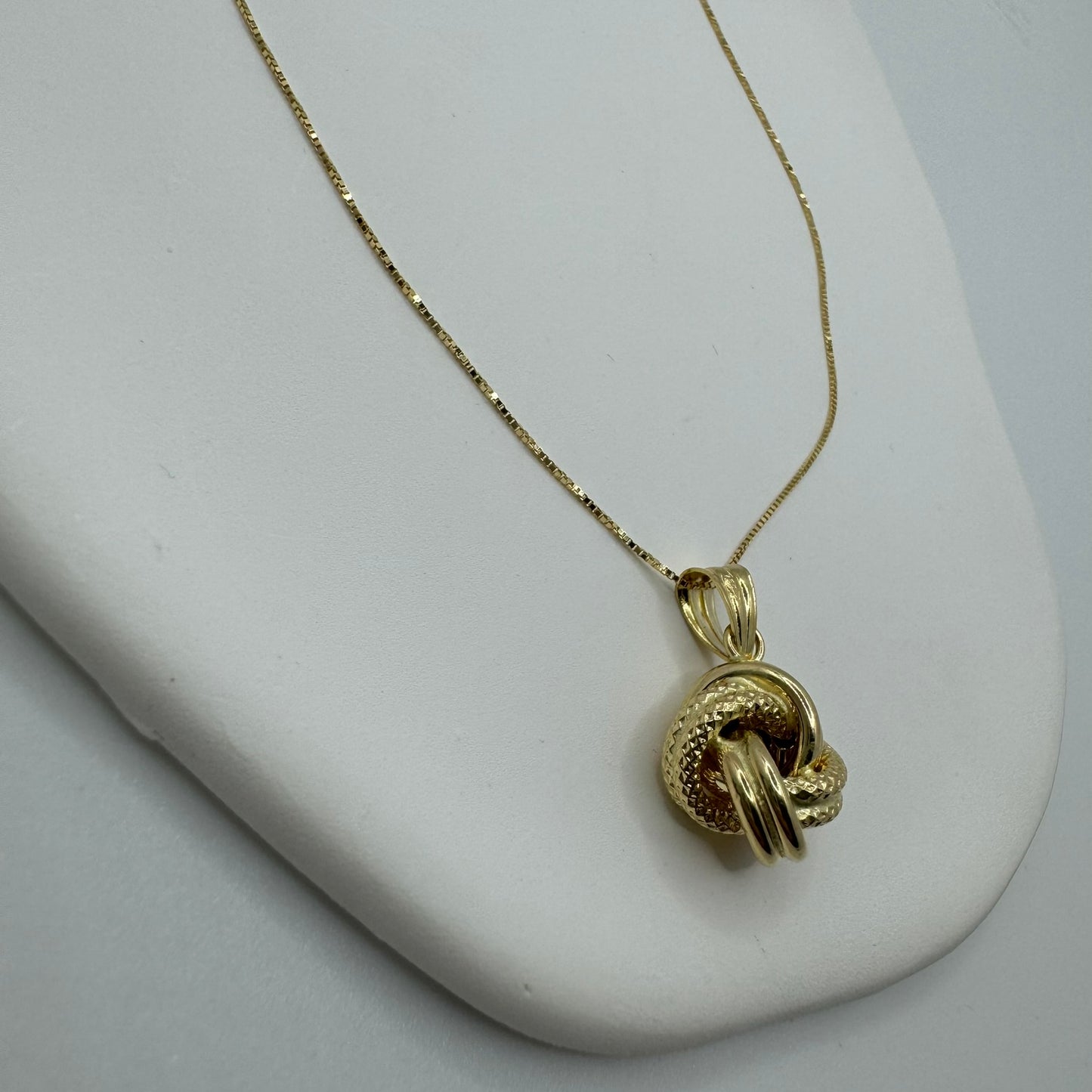 Collana veneziana con nodo oro