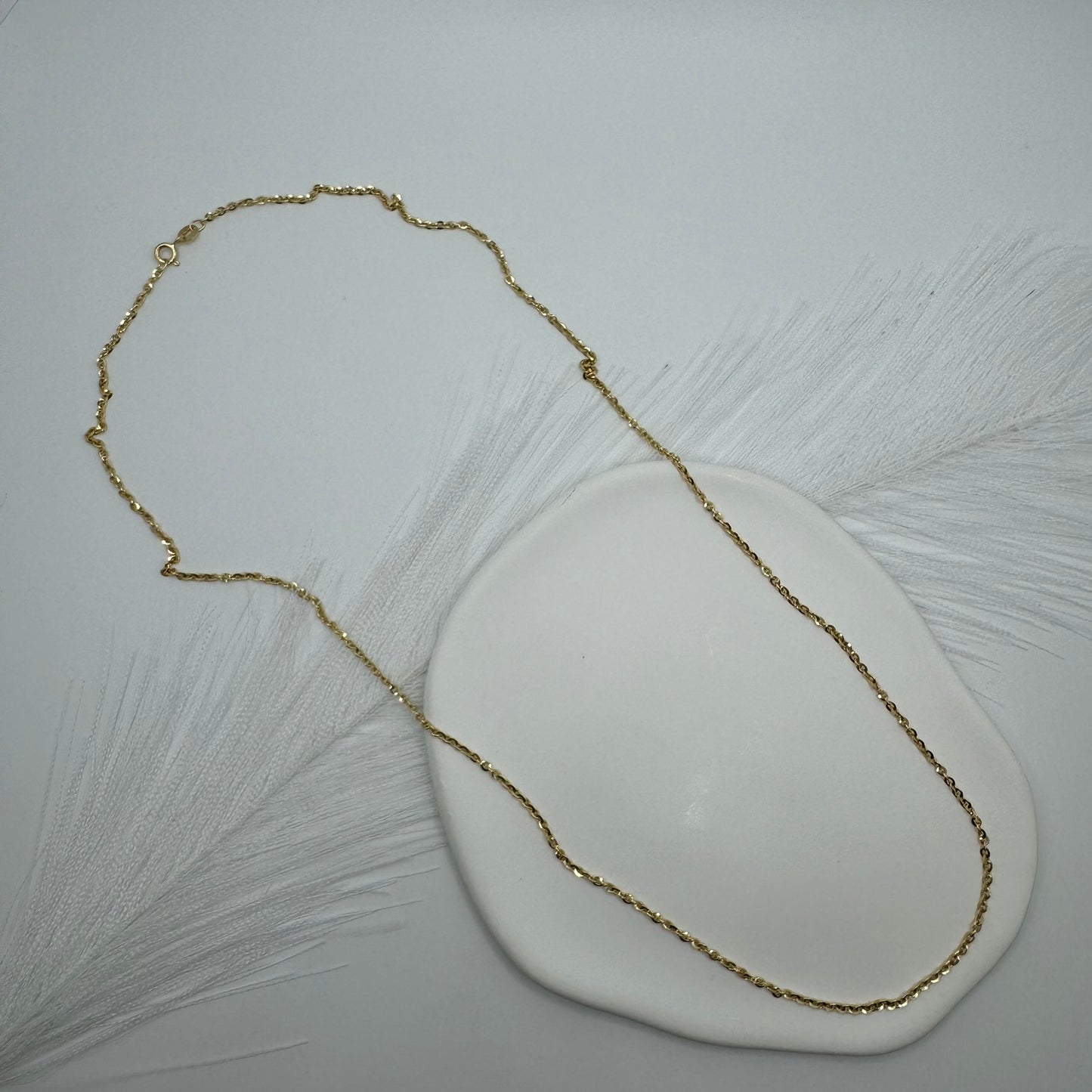 Collana rollò diamantata oro