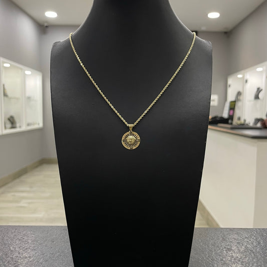 Collana fune con medusa oro