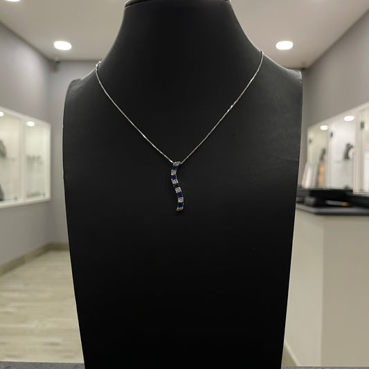 Collana veneziana con onda oro e diamanti